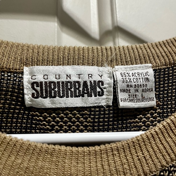 Country Suburbans vintage crew neck sweater - Picture 3 of 7